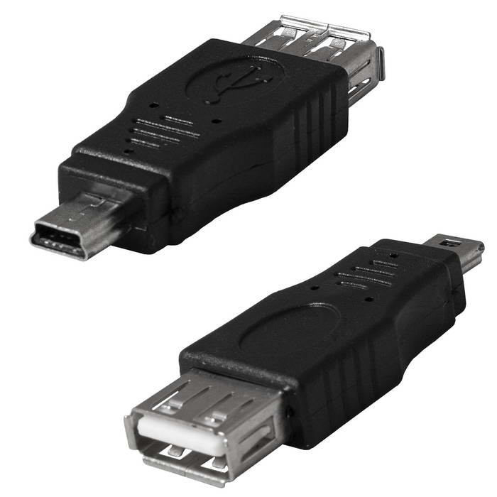USB2.0 A(f)-mini USB B(m), Разъем USB - изображение 1