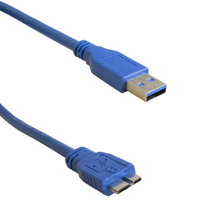USB3.0 A(m)-micro USB B(m) Bl 1.8m, Компьютерный шнур - изображение 1