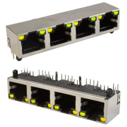 TJ9-8P8-04 LED, Разъем