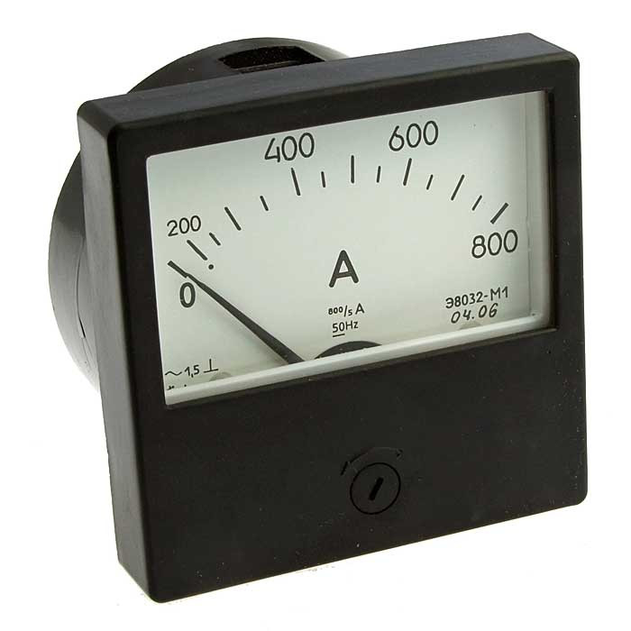 Э8032 800А/5 (50ГЦ) (200*г.), Прибор щитовой - изображение 1