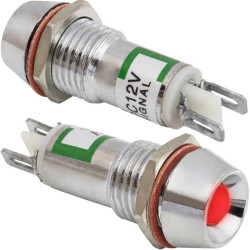 L-616-R 12v (10mm), Светодиод в корусе