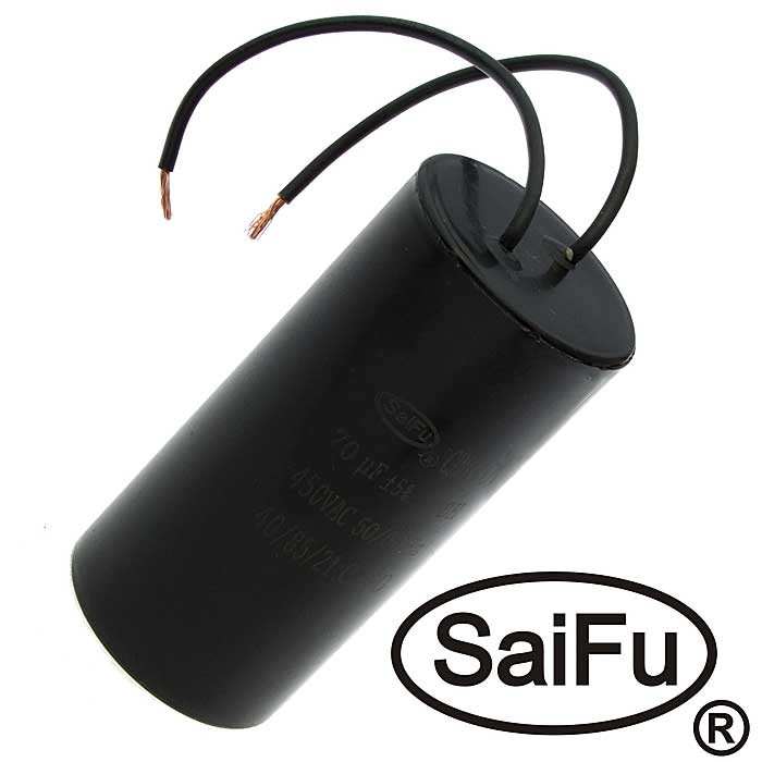 CBB60 70UF 450V WIRE (SAIFU), Конденсатор - изображение 1