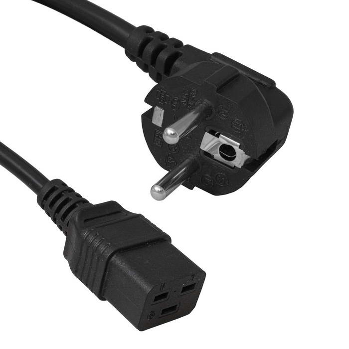 SCZ C19/Schuko 3m 3x1.5 16A, Сетевой шнур - изображение 1