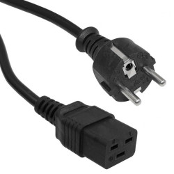 SCZ C19/Schuko-01 1.8m 3x1.5 16A, Сетевой шнур