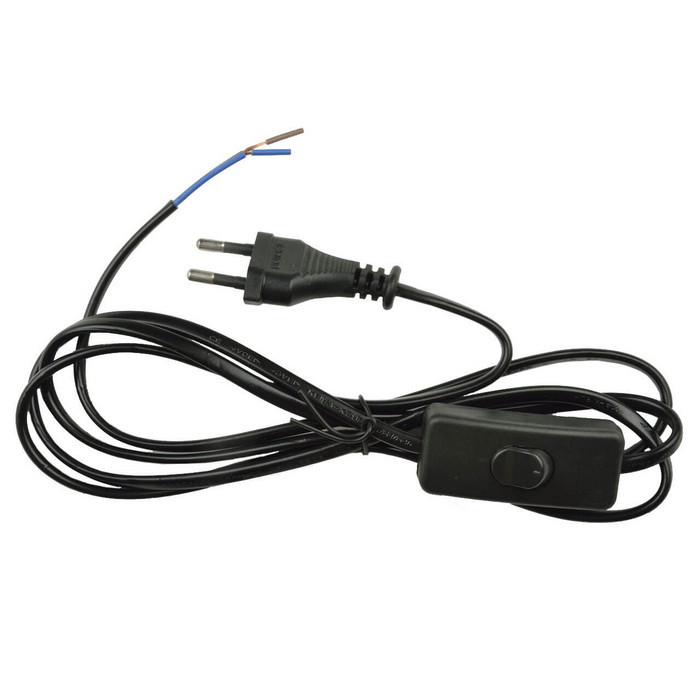 Y010/CEE7/16 1.8m 2x0.75BR switch-1, Сетевой шнур - изображение 1