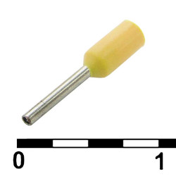 DN00206 yellow (0.75x6mm), Кабельный наконечник