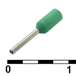 DN00206 green (0.75x6mm), Кабельный наконечник