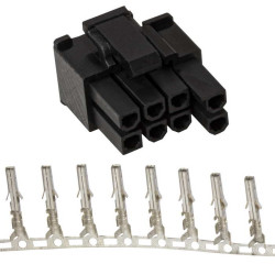 4.2mm 5557 GPU6+2pin BLACK+Terminal, Разъем