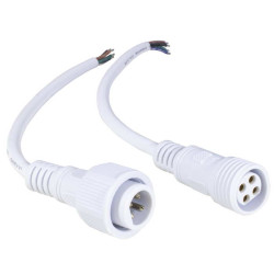 4pin WP L=40 D=18mm 4*0.5mm2, Разъем герметичный