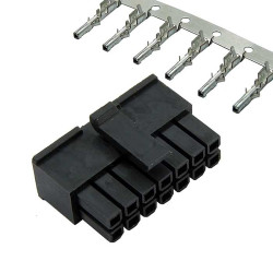 MMF-2x7F pitch 3.0 mm + Terminal, Разъем