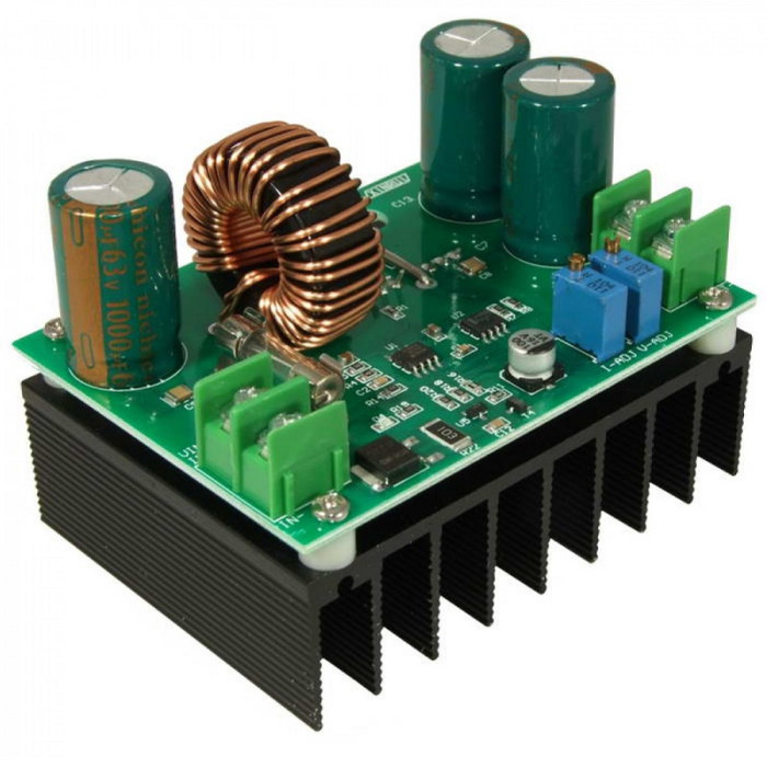 EM-850 Повышающий преобразователь 10-60 V в 12-80 V DC-DC с регулятором тока - изображение 1