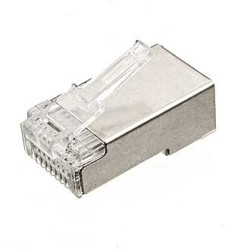 TP-8P8C (RJ45) STP, Вилка сетевая экранированная