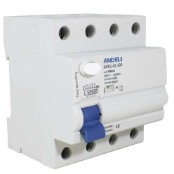 ADB1L-63 4P 63A 300mA тип AC 6kA, Автоматический выключатель