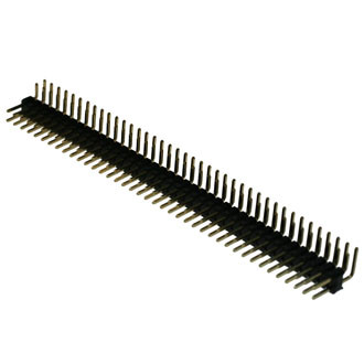 PLD 2x40R (PLD-80R шаг 2.54мм), Разъем - изображение 1