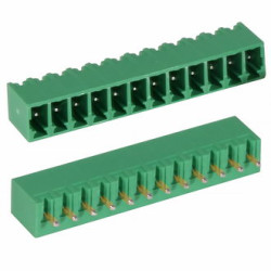 15EDGVC-3.81-12P-14-00A(H), Клеммник штепсельный 12 контактов, 3.81 мм, на плату