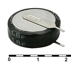 SE-5R5-D155VYV3C 1.5F 5.5V, Ионистор 1.5Ф, 5.5В