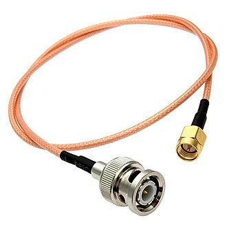 BNCP-SMAP-RG316 50cm, провод-переходник BNC-P/ SMA-P, 50 см - изображение 1