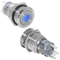 LAS1-AGQ-11D/B/N on-(on), Кнопка антивандальная