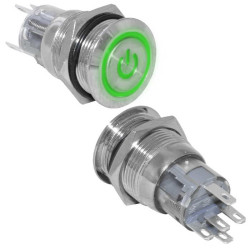 LAS1-AGQ-11ET/G/N on-(on), Кнопка антивандальная