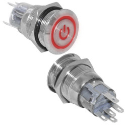 LAS1-AGQ-11ET/R/N on-(on), Кнопка антивандальная