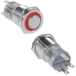 LAS2GQPH-11ZE/R/N on-on, Кнопка антивандальная
