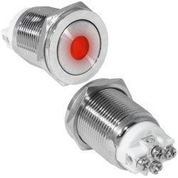 GQ19PF-10ZD/R/N off-on, Кнопка антивандальная