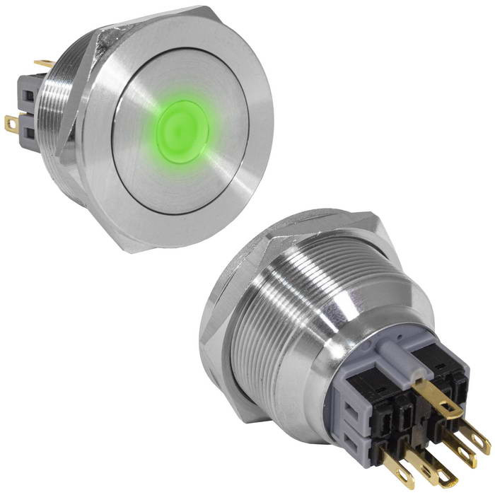 GQ30PF-11ZD/G/N on-off+off-on, Кнопка антивандальная - изображение 1