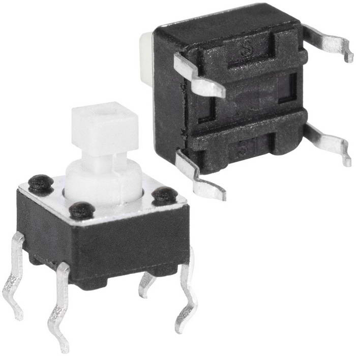 KAN0611-0731W 6x6x7.3 mm, Кнопка тактовая - изображение 1
