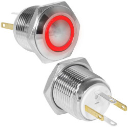 GQ16B-10E/JL/R/N off-(on), Кнопка антивандальная