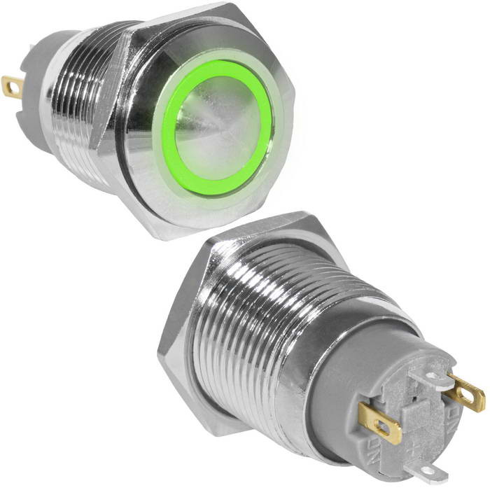 GQ16B-10ZE/J/G/N off-on, Кнопка антивандальная - изображение 1