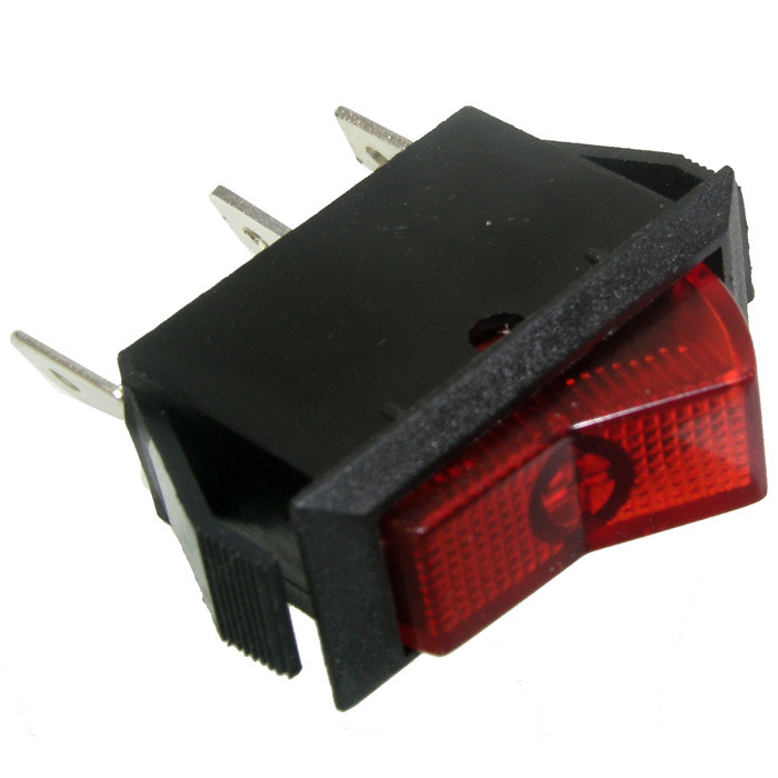 ASW-09-102 on-on красный, Переключатель - изображение 1
