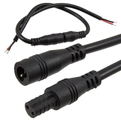 2P F/M 22AWG*2, Разъем герметичный,150 мм, IP65