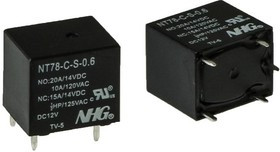 NT78-C-S-10-DC12V-0.6, Реле 10А, 12В - изображение 1