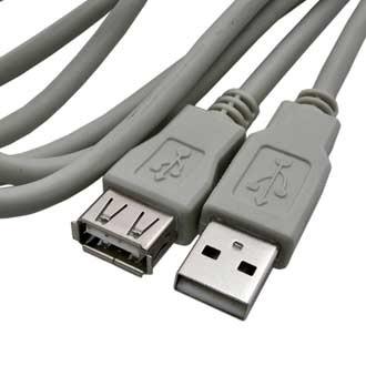 USB-A F USB-A M 5m, USB-удлинитель 5 метров - изображение 1
