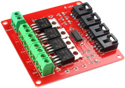 MOSFET IRF540, Силовой модуль на 4-х полевых транзисторах
