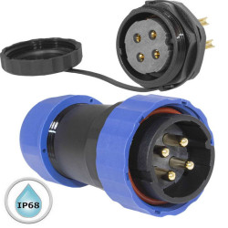 SZC28 4P-M-FB, Разъем герметичный