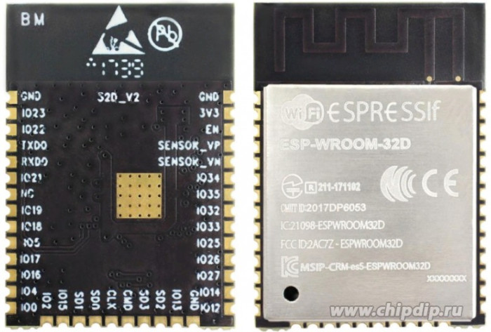 ESP32-WROOM-32D [4MB] Espressif, Модуль ESP32-DOWD - изображение 1