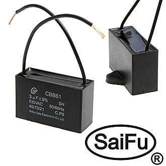 CBB61 3мкФ 630В (SAIFU), конденсатор пусковой - изображение 1