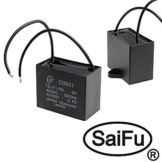 CBB61 12мкФ 450В (SAIFU), конденсатор пусковой - изображение 1