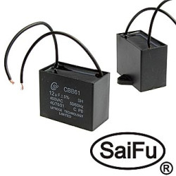 CBB61 12мкФ 450В (SAIFU), конденсатор пусковой