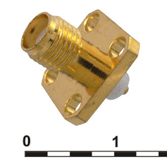 SMA-BJ2 gold, Разъем SMA на корпус - изображение 1