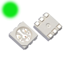 Светодиод SMD 5050, Зеленый