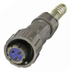 FQ14-3pin TK-8, Розетка на кабель 3-pin
