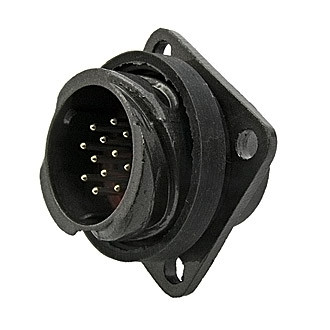 FQ18-12pin ZJ, Розетка на блок 12-pin - изображение 1