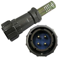 FQ24-4pin TJ-12, Вилка на кабель