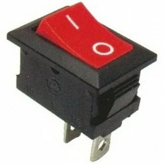 KCD5-101-C3-R/2P, Переключатель ON-OFF 2 контакта (3A 250VAC) - изображение 1