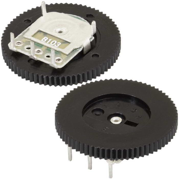 B103 10K 3Pin 20x2, Потенциометр - изображение 1