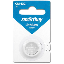Батарейка CR1632, SMARTBUY Lithium 3В