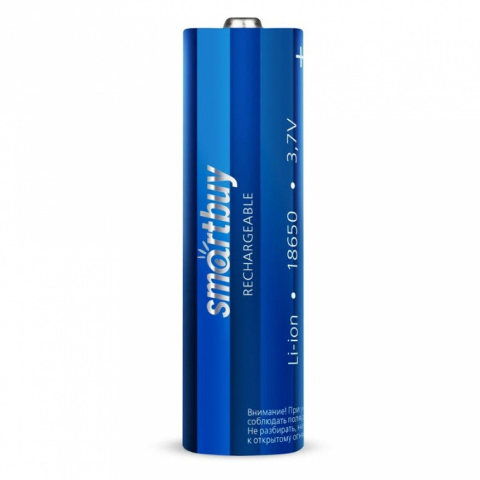 Аккумулятор, Smartbuy LI18650-2000 3.7В (50/400), 2000 мАч, (1 шт. в блистере) - изображение 1