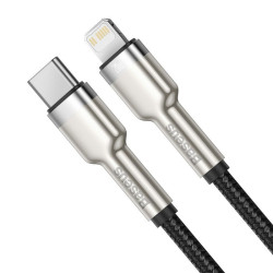 Кабель LDNIO Curved smooth aluminium alloy sheel (LC111) USB-C/Lightning, 1м, 30Вт